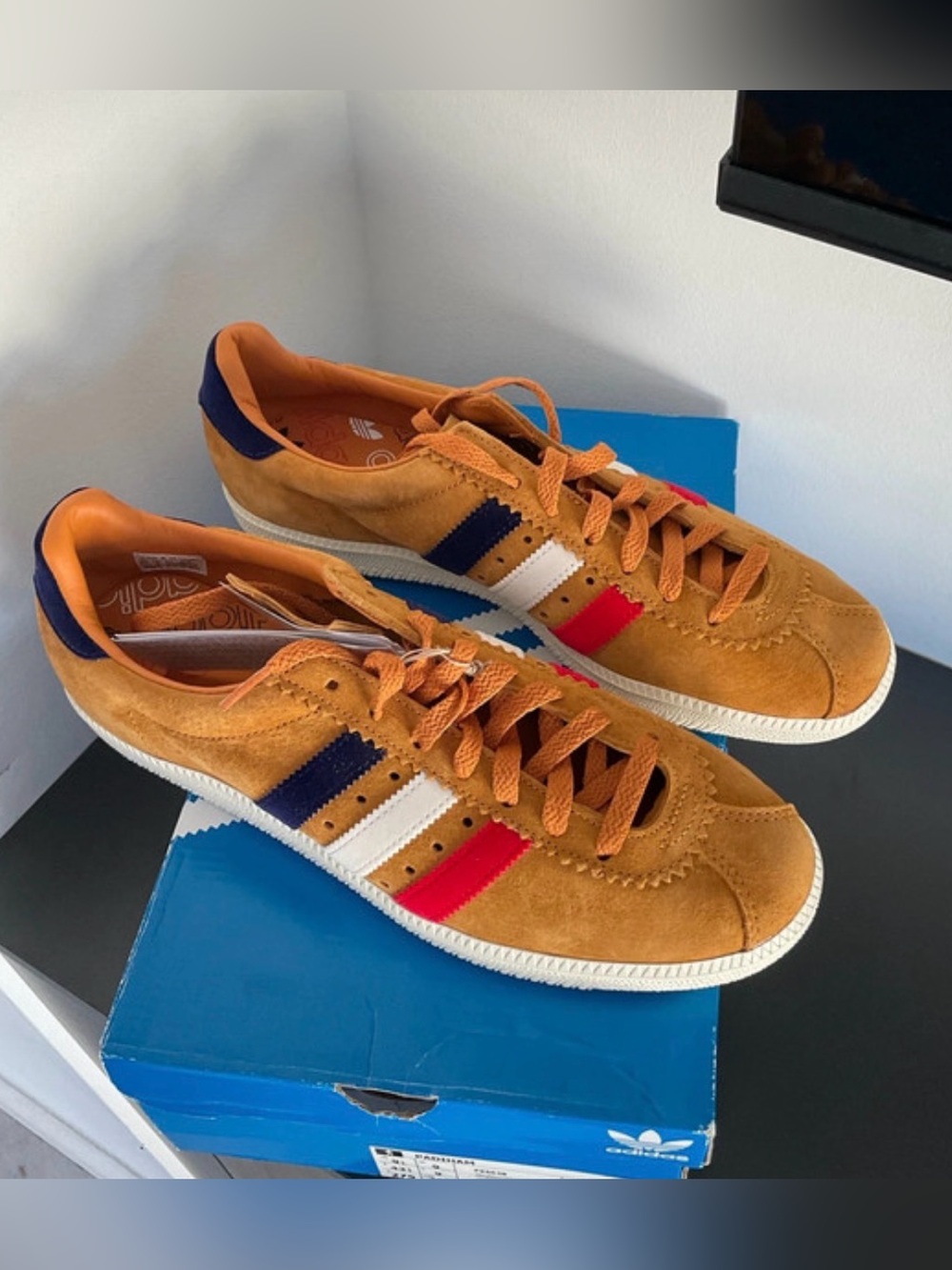 adidas Men’s Padiham in Rare Mustard Color Way